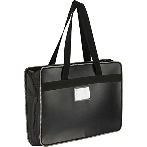 Worldone PP Material Designer Portfolio Bag for Artists, Architects, Designers, Black Color