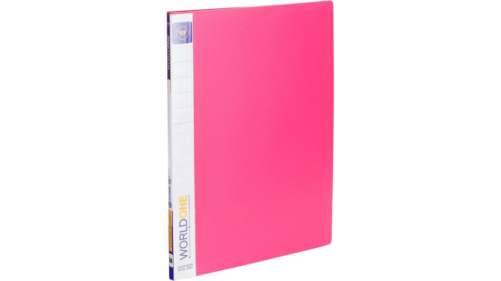 Clear Book with 20 Pockets