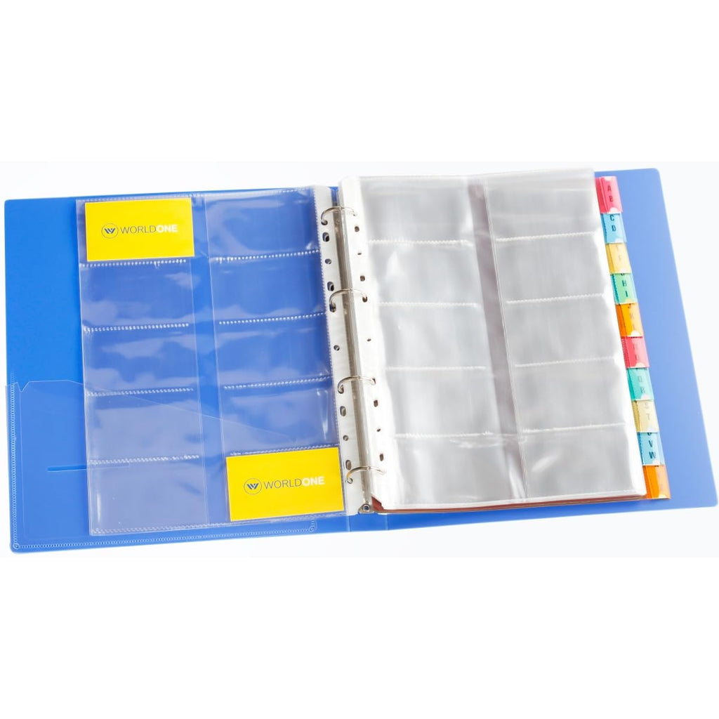SECUREX Visiting Card Holder Organizer File (VC-005) - 240 Pockets,  Assorted Color : Amazon.in: Office Products