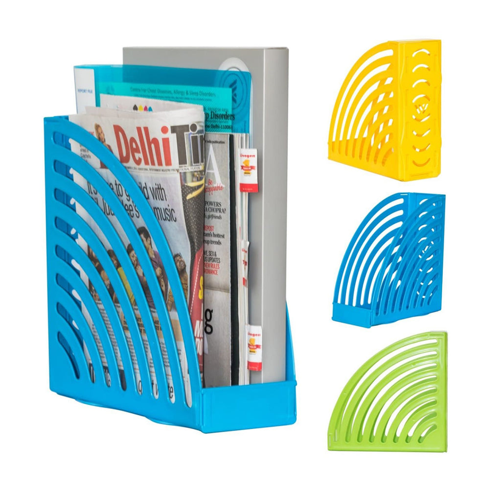 1 Column WiFi Magazine Document Holder -BLUE colour