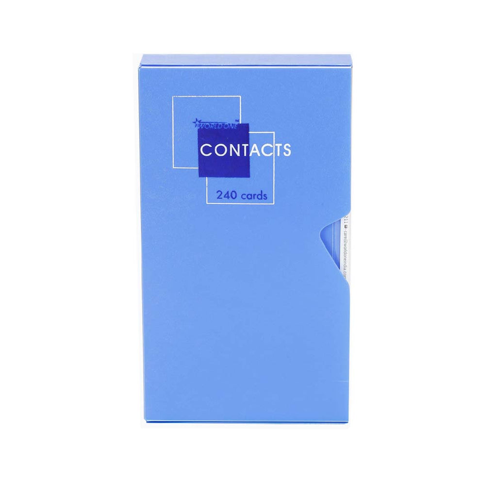 Worldone 240 Visiting Cards Holder with Protective Case and Classification label, Color Options Available