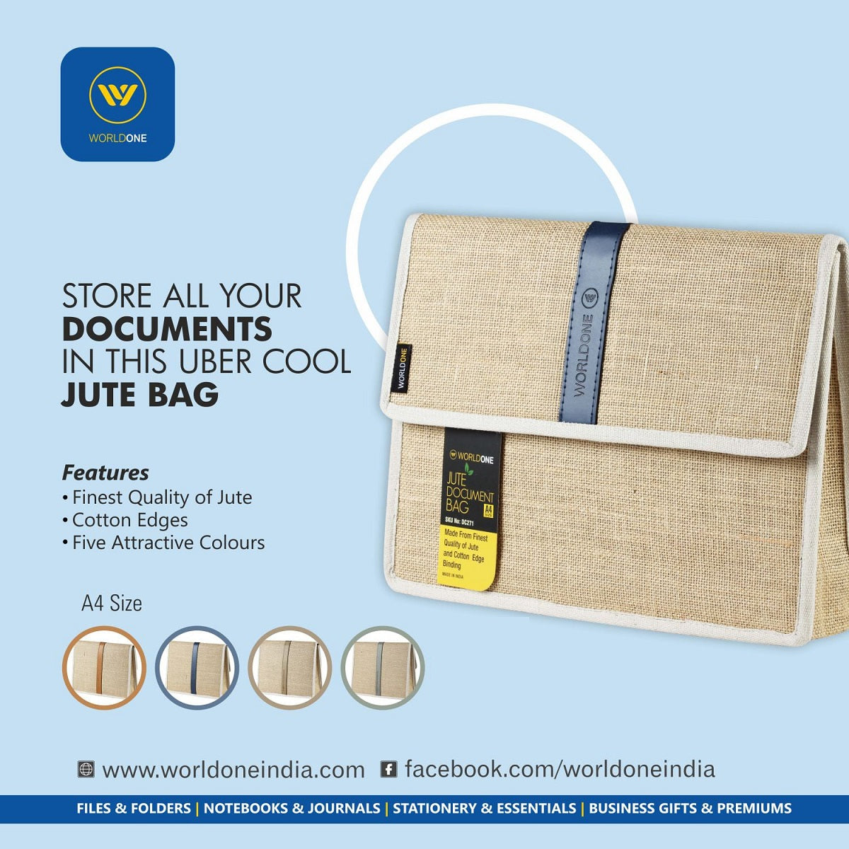 Go Green - Eco Friendly Jute Bag - WBG0088 - WBG0088 at Rs 107.10 | Gifts  for all occasions by Wedtree