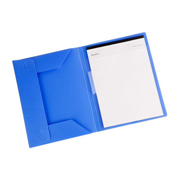 Worldone Conference Folder, Self-Locking Flaps for Extra Storage Space, Elastic Closure for Safety, Ideal for Short Reports Presentations, Size A4