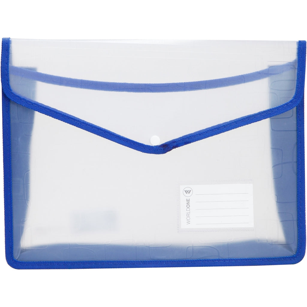 PVC 5 Color Button Bag File Folder, Paper Size: A4, Packaging Type: Plastic  Packing at Rs 24/piece in Vadodara