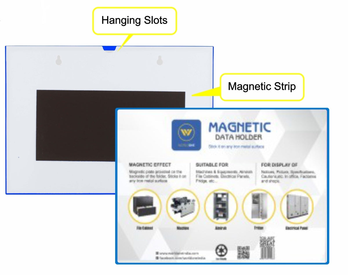 Magnetic Whiteboard Sheet  Expandable File Organizer - High